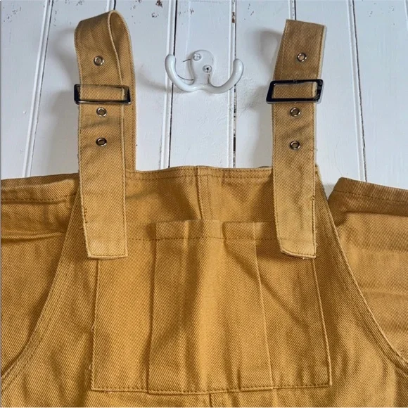 Wild Honey Overalls Yellow Size M - Picture 4 of 10